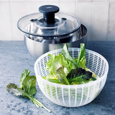 OXO Stainless-Steel Salad Spinner | Williams-Sonoma