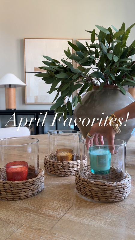 April favorites!! Let’s talk about them!! ✨My hurricane candle holders are so versatile and definitely a favorite!! ✨My dining room chairs from Walmart!! ✨ the cutest dough bowl with the scalloped ✨my swivel chair that’s my favorite sport to work ✨ my vintage looking planters that are under $10! Definitely home decor must haves! 

#LTKhome #LTKstyletip

#LTKStyleTip #LTKHome #LTKVideo