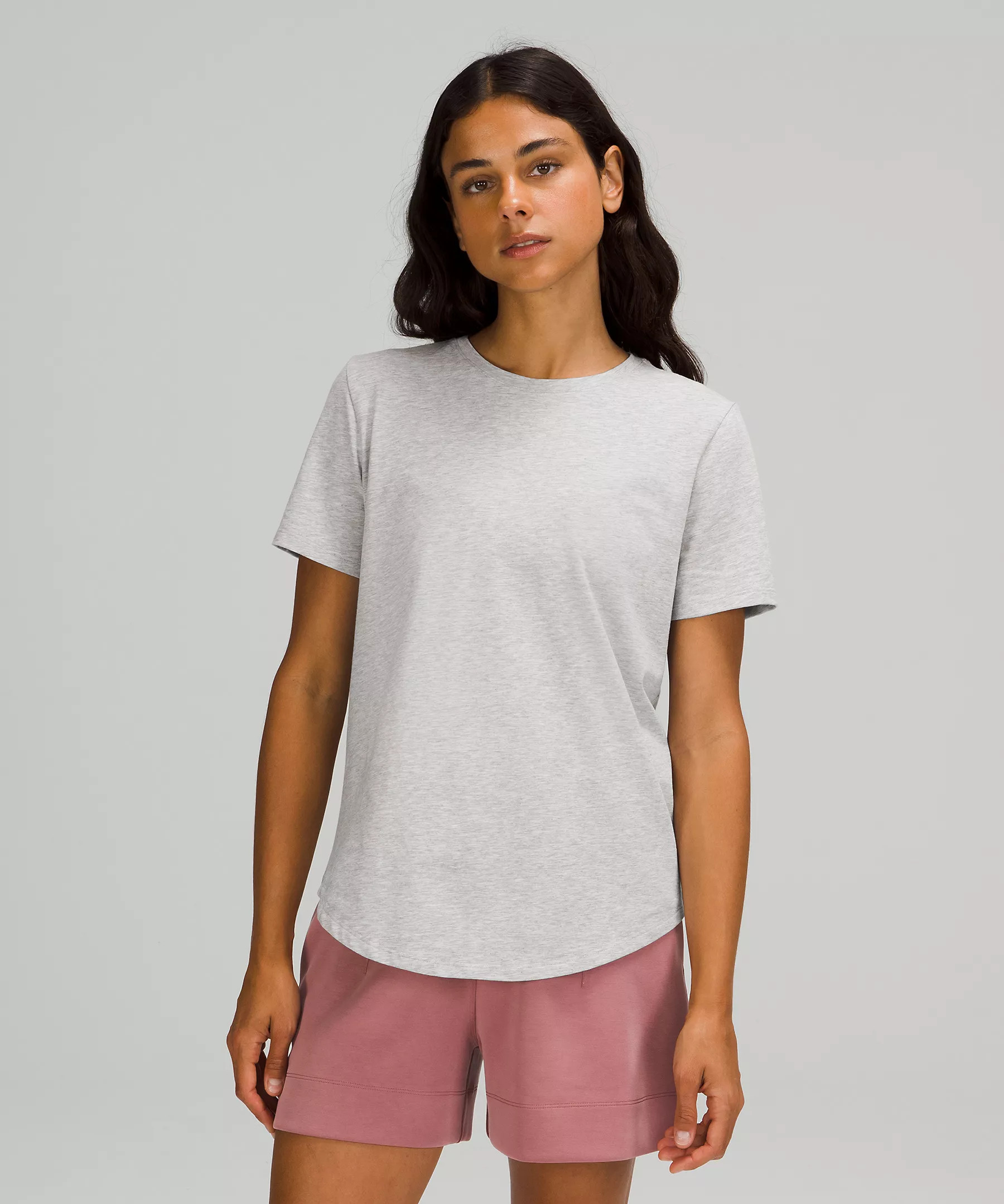 Love Curved-Hem Crewneck T-Shirt | Lululemon (US)