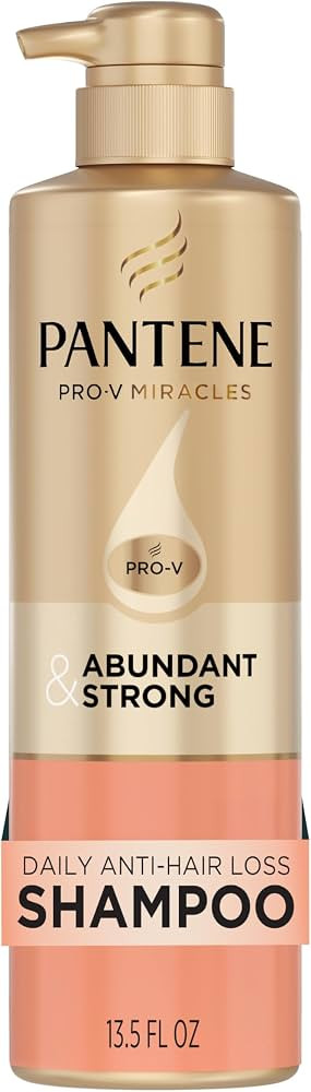 Pantene Abundant & Strong Shampoo, Strengthens Scalp's Hold on Hair Roots, 13.5 oz | Amazon (US)