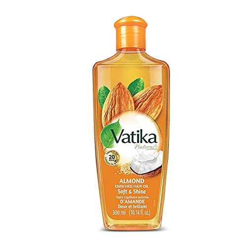 Dabur Hair Oil, Natural Moisturizing, Strengthening Serum for Healthy Scalp, Nourishing Hair Oil for Soft, Manageable, Smooth & Silky Hair From Root to Tip (Almond, 10.14 fl Oz) | Amazon (US)