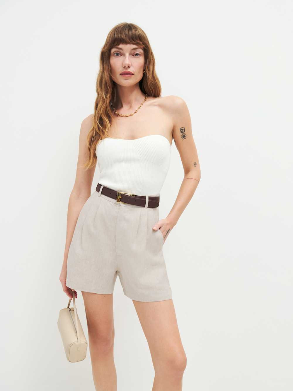 Mason Linen Short | Reformation (Global)