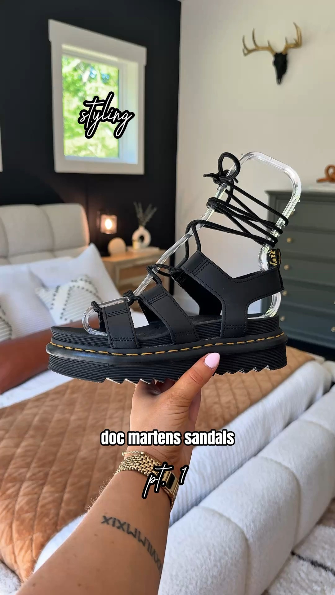 Styling Doc Martens Sandals 3 Ways — pt. 1 🖤

#LTKootd #LTKBump