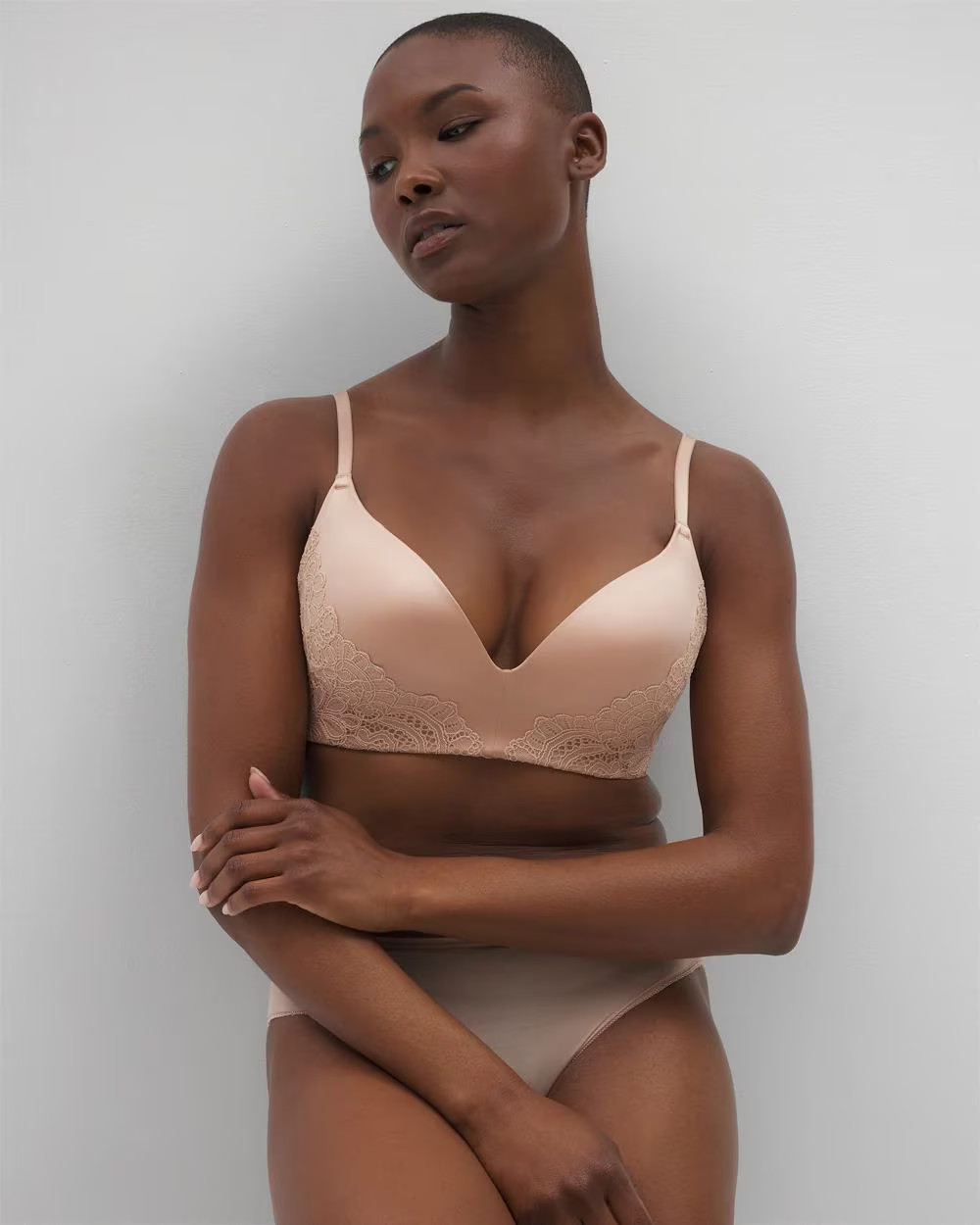 Wireless Lace Push-Up Bra | Soma | SOMA