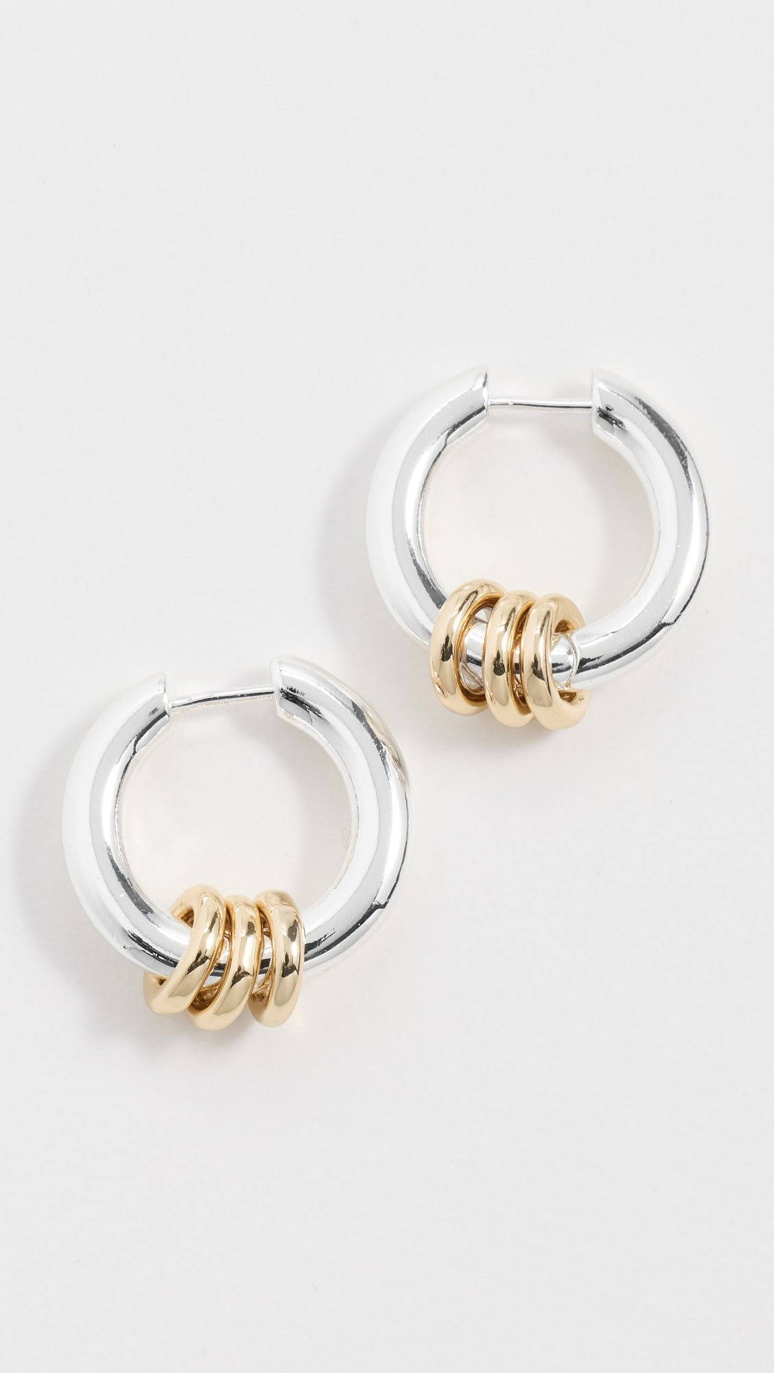 Triple Ring Huggie Hoop Earrings | Shopbop