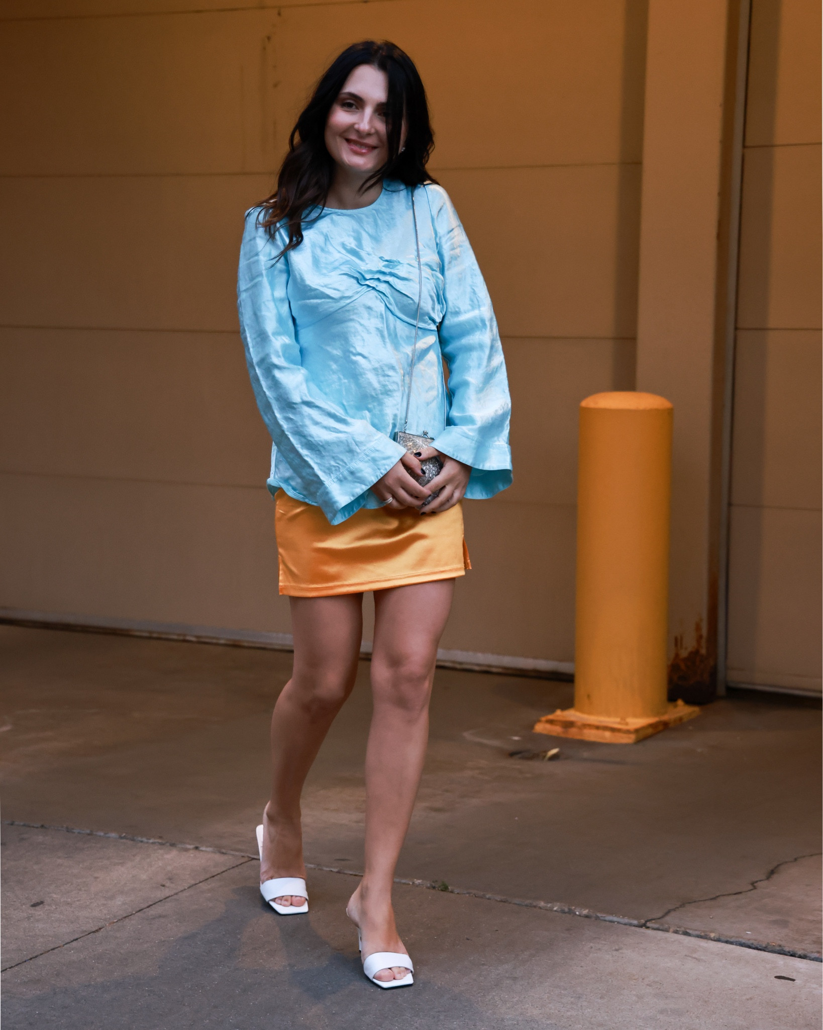 Turquoise blue + orange 🩵🧡