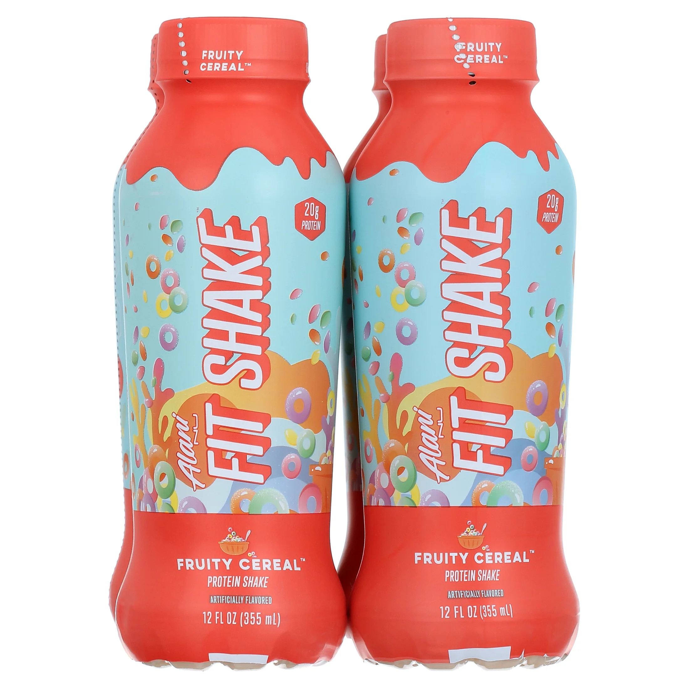 Alani Nu, Fit Shake, Protein Shake, Fruity Cereal, 20 Grams, 12oz, 4 Pk - Walmart.com | Walmart (US)