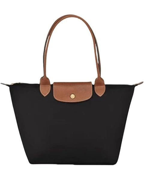 Tote Bag for Women Foldable Shoulder Bag Nylon Weekend Hobo Handbag | Amazon (US)