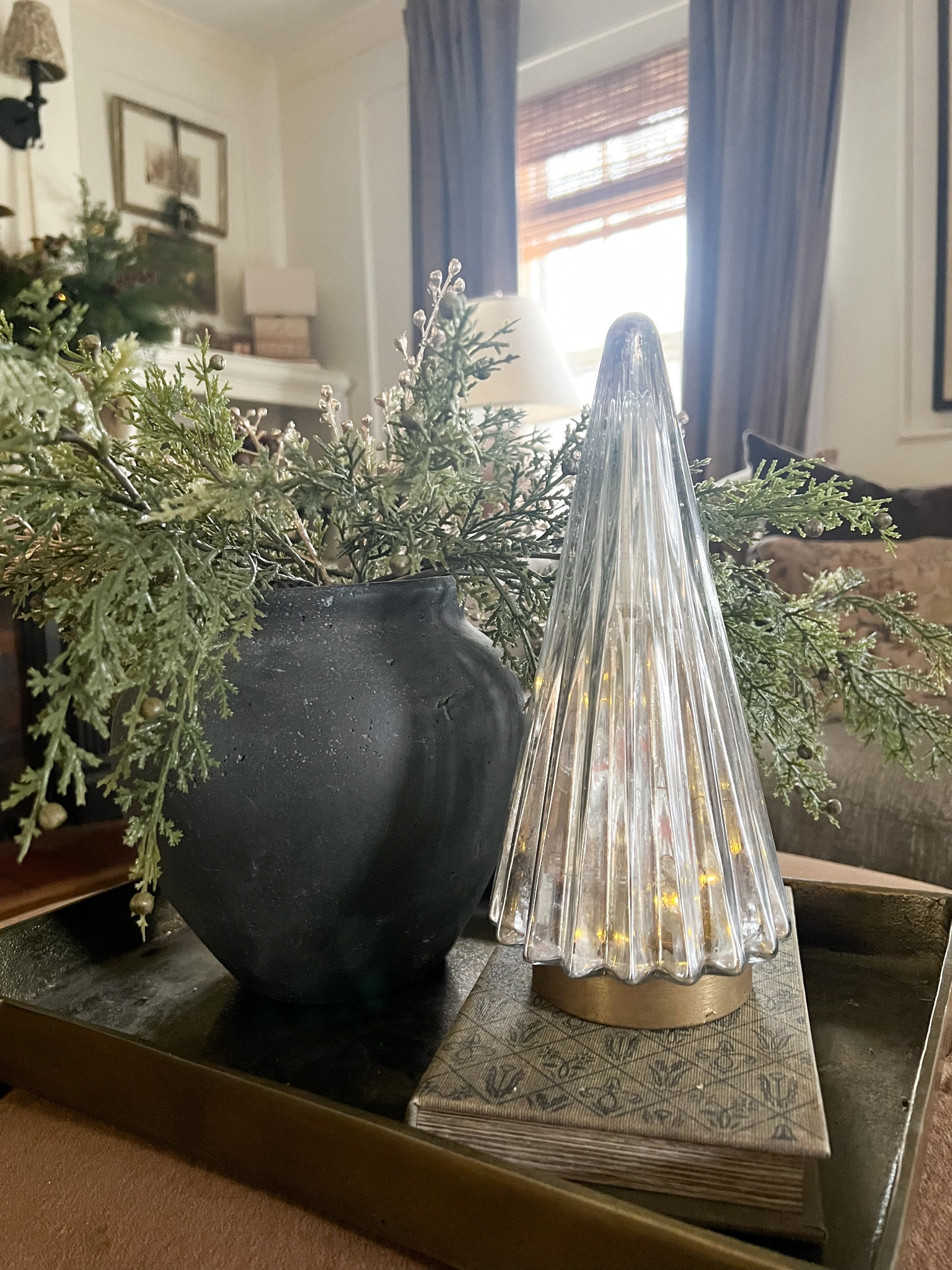 DIY mercury glass trees 🌲 

#LTKFindsUnder50 #LTKStyleTip #LTKHoliday