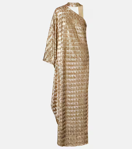 Gilded Ubud scarf-detail sequined gown | Mytheresa (US/CA)