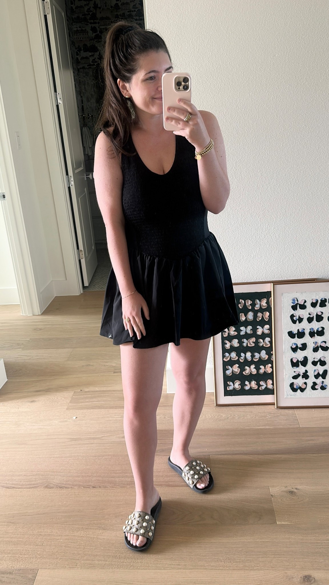 Target athleisure 🏓 Wearing the Black Smocked Active Dress (size L) 

#LTKStyleTip #LTKSeasonal #LTKMidsize