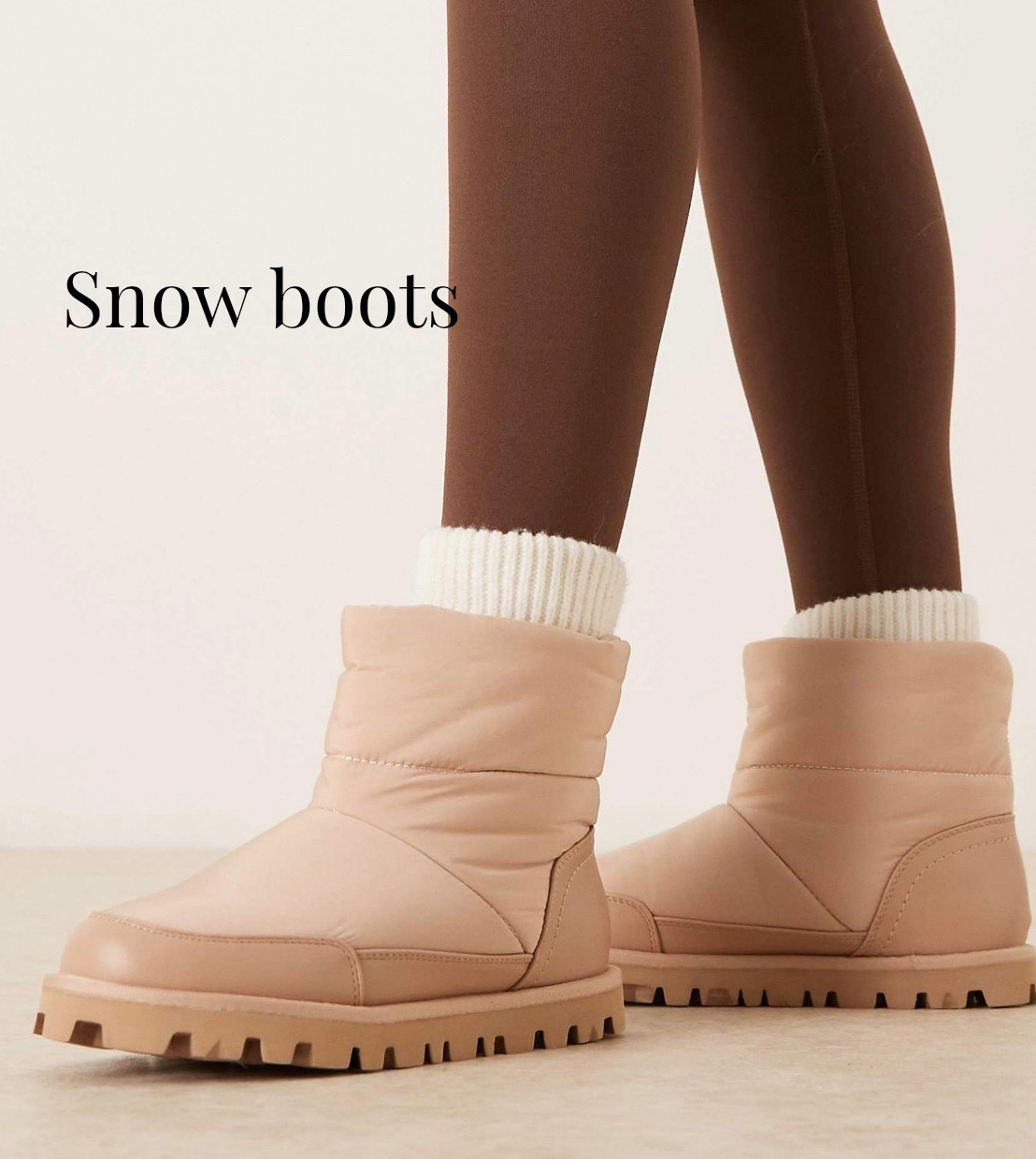 nylon snow boots in blush

#LTKootd #LTKActive #LTKU