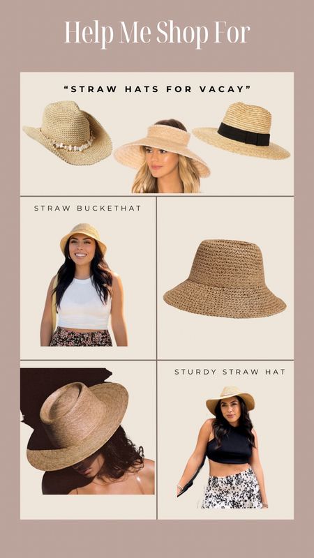 Straw hats are an essential accessory in spring and summer ☀️
—


#LTKstyletip