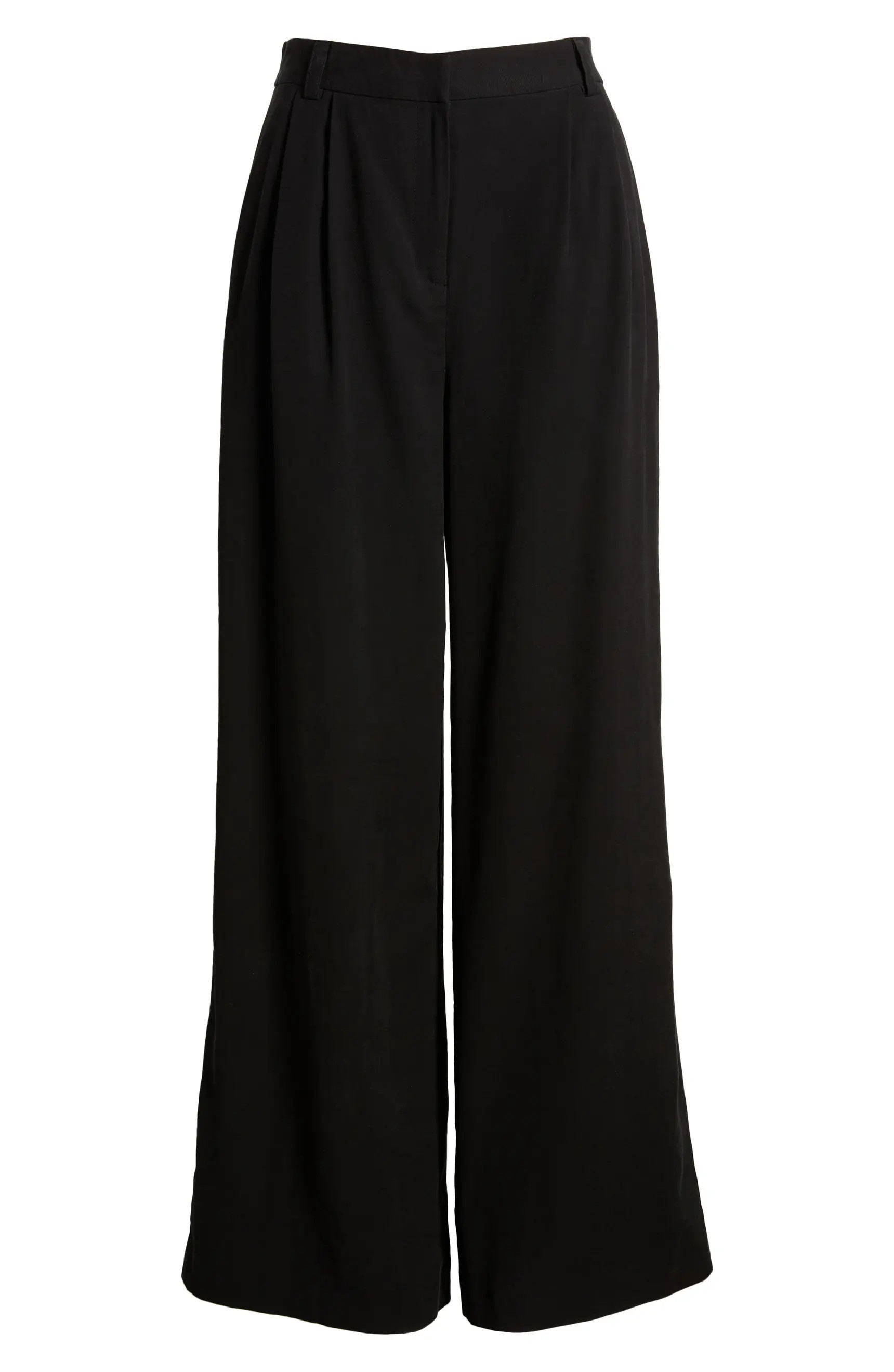 Open Edit High Waist Wide Leg Trousers | Nordstrom | Nordstrom