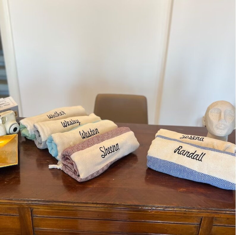 Personalized Gift, Personalized Turkish Beach Towel, Bridesmaid Gifts, Bachelorette Party,home Gi... | Etsy (US)