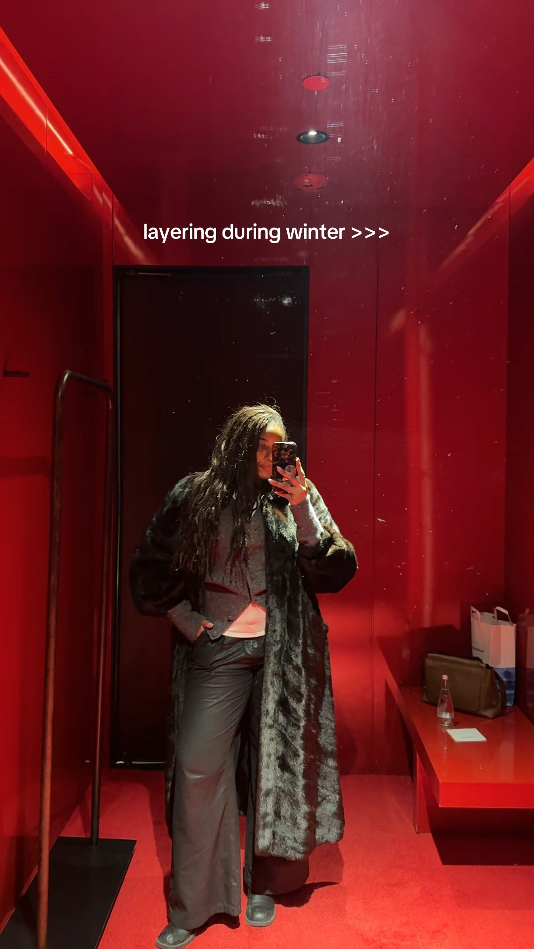 Layering during winter >> but strategic layering! Be sure to play with texture and silhouette to pull off the perfect cold weather winter layered look . Wearing a faux fur coat, gray cardigan, white tee, leather flared pants and boots …For more links to valentines decor women’s puffer jacket - joy lab, apres ski outfit, back to routine, home organization, valentines outfit women, signature scent, denim forum hi-rise wide jean, date night outfits, crockpot recipes, follow me on LTK! ✨


#LTKdayinmylife #LTKootd #LTKSeasonal