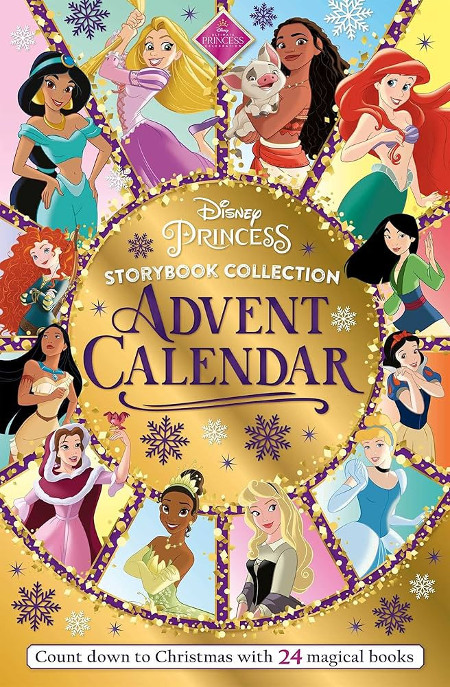 Disney Princess: Storybook Collection Advent Calendar: A Festive Countdown with 24 Books | Amazon (US)