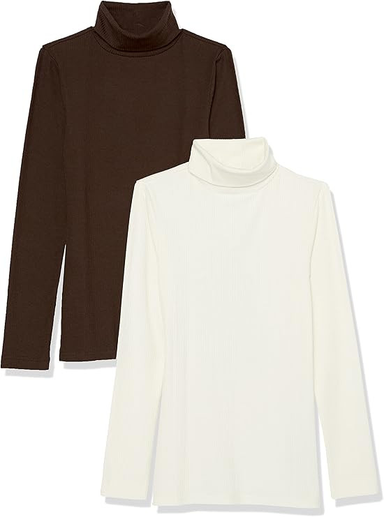 Amazon Essentials Women's Slim-Fit Layering Long Sleeve Knit Rib Turtleneck Top (Available in Plu... | Amazon (US)