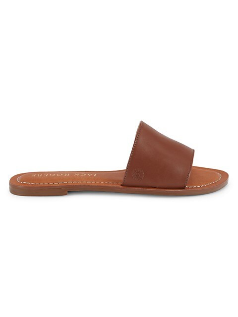 Leather Slides | Saks Fifth Avenue OFF 5TH