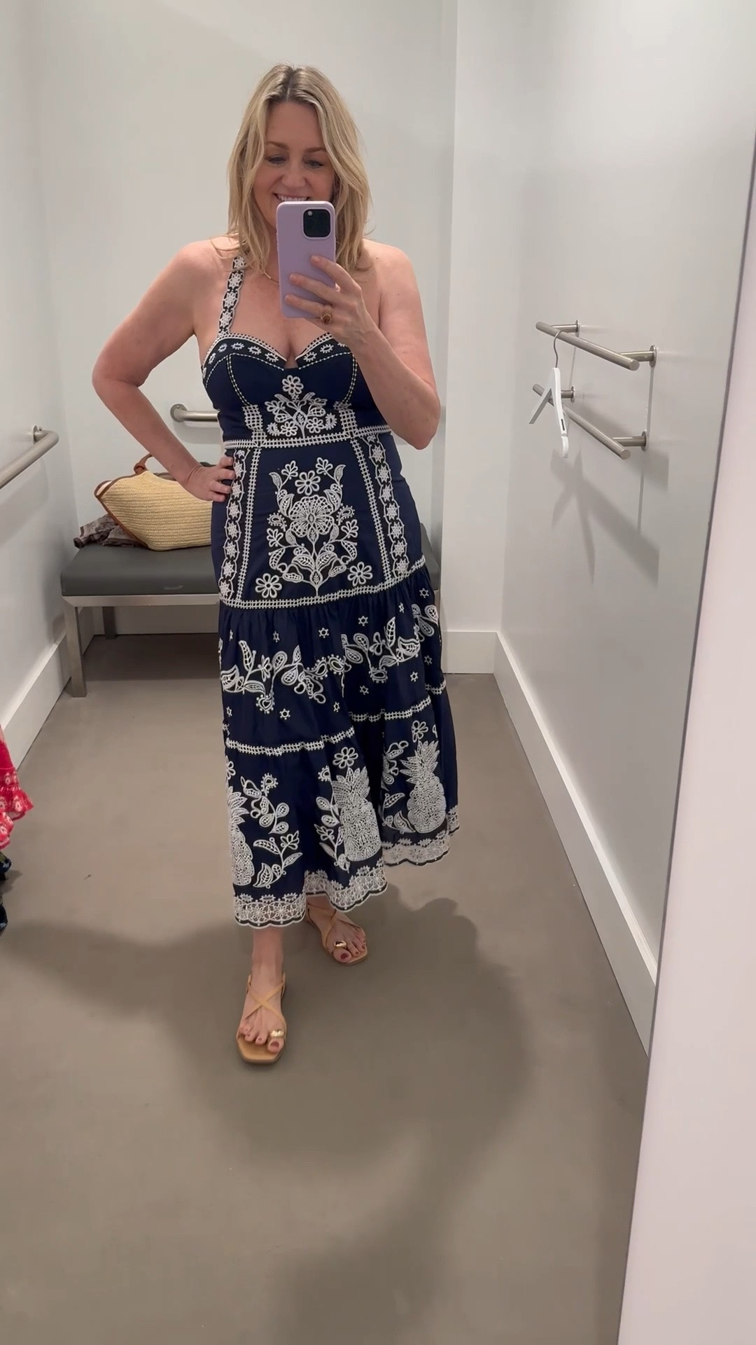 The detail on this dress is amazing. Vacation dress, midi dress. ￼

#LTKootd #LTKSeasonal #LTKMidsize