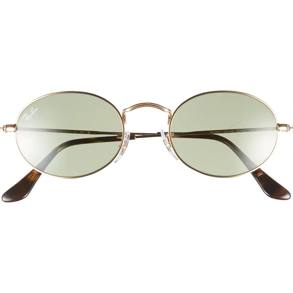 Ray-Ban Oval 51mm Sunglasses in Arista Arista at Nordstrom | Nordstrom