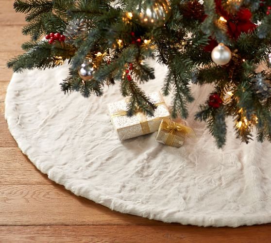 Faux Fur Tree Skirts | Pottery Barn (US)
