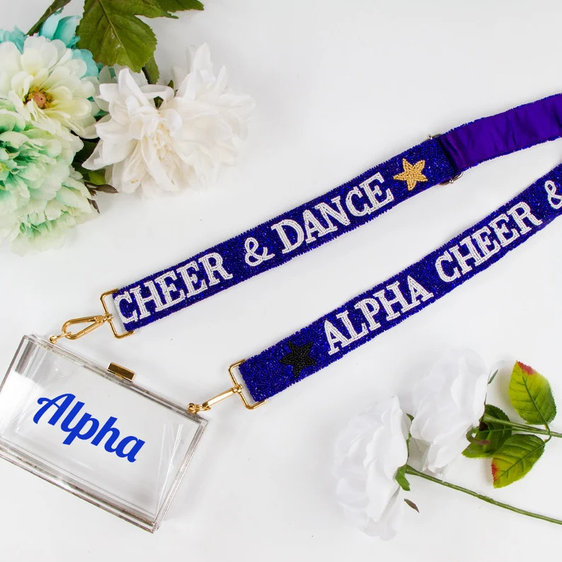 Custom Game Day Seed Bead Strap, Personalized Camera Strap for Game Day, Customized Game Day Scho... | Etsy (US)