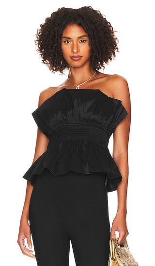 Natasia Top in Black | Revolve Clothing (Global)