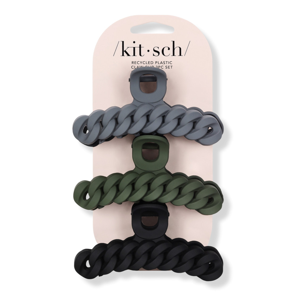 Black & Moss Recycled Plastic Chain Claw Clip | Ulta