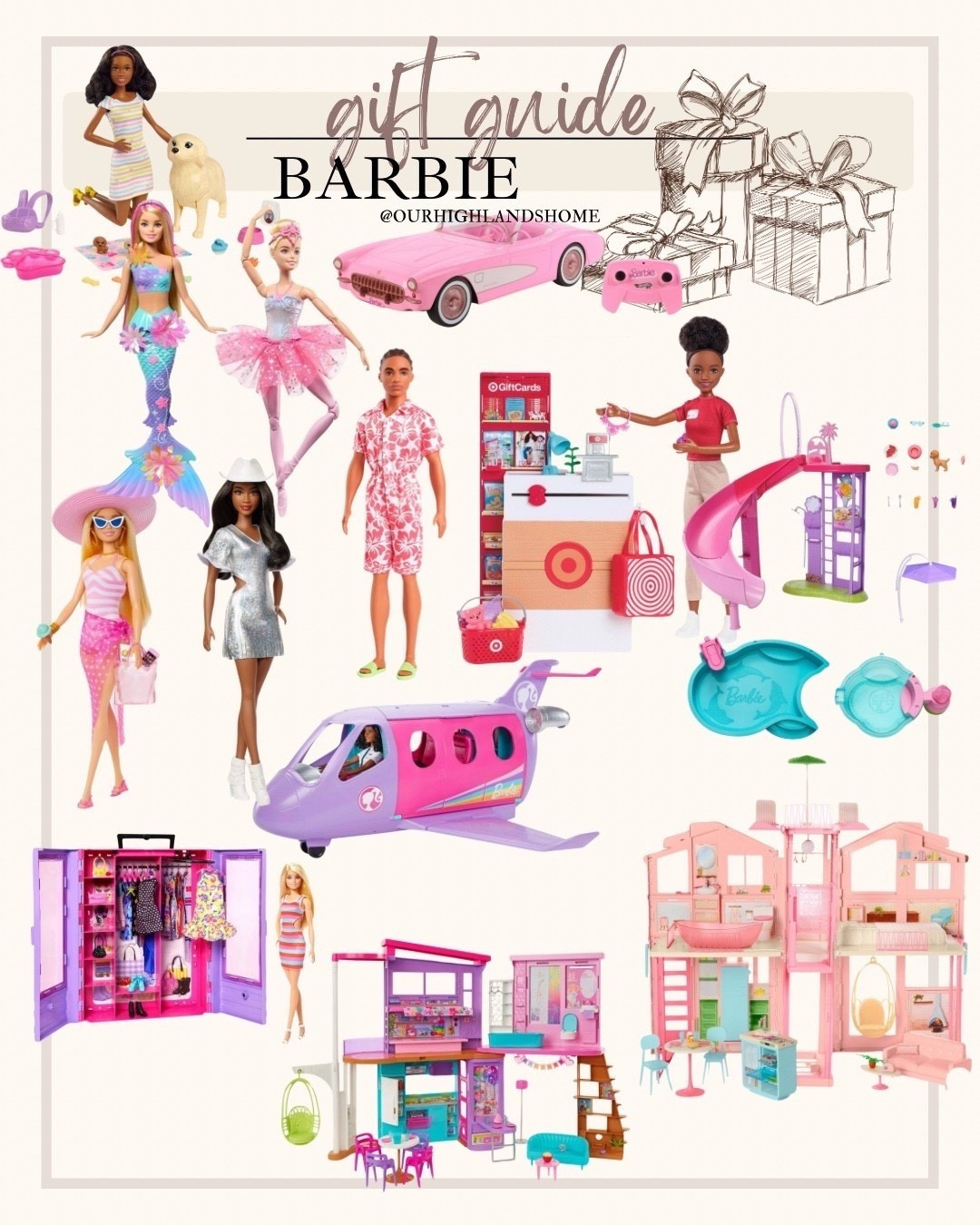 gift guide. barbie at target 

#LTKCyberWeek #LTKHoliday #LTKGiftGuide