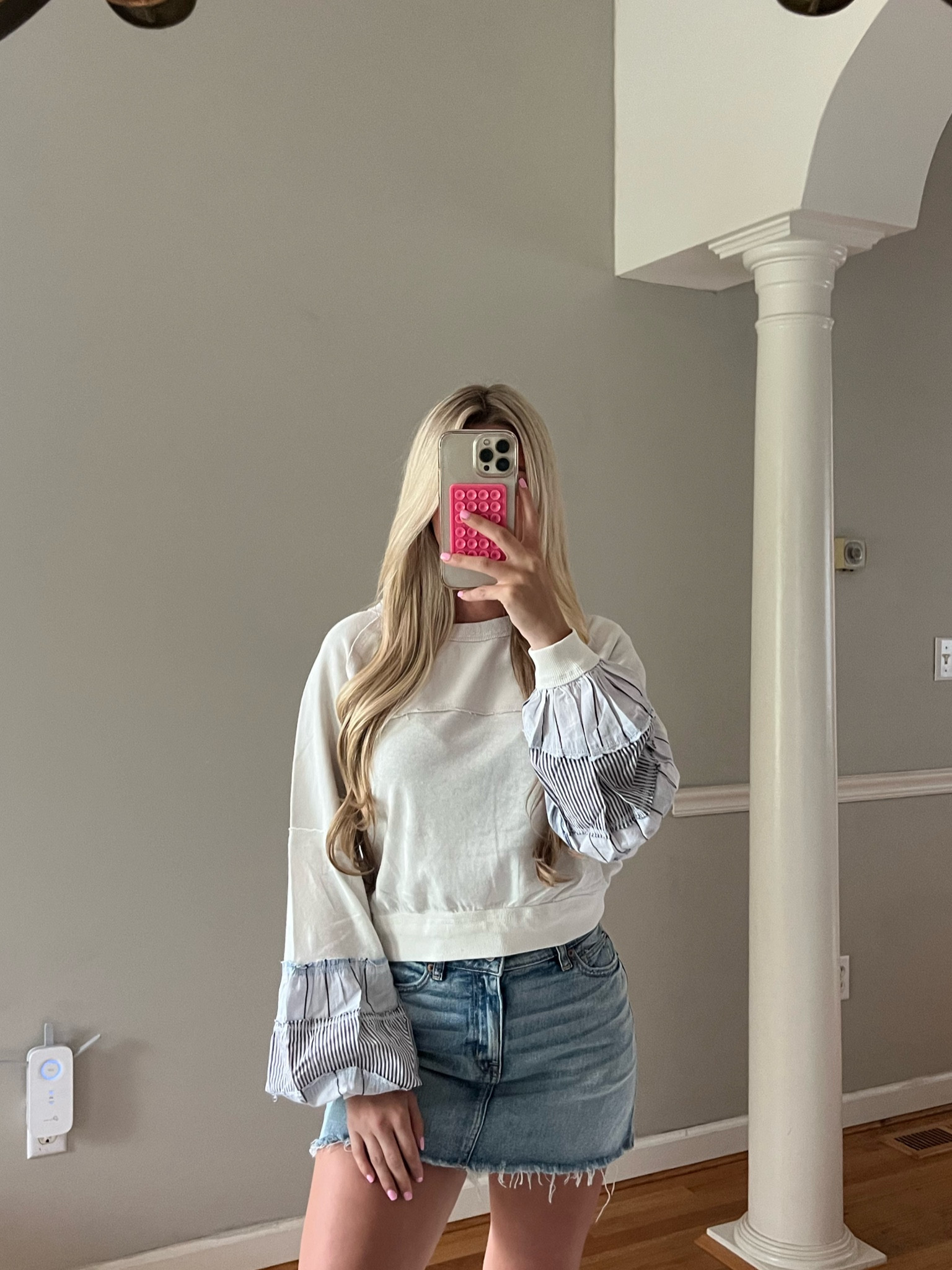 the cutest top!! love the sleeves on this! 
Free People 


#LTKFind #LTKunder100 #LTKstyletip