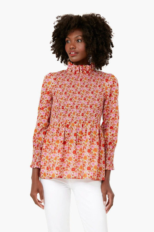 Blushing Bouquet Rowen Blouse | Tuckernuck (US)