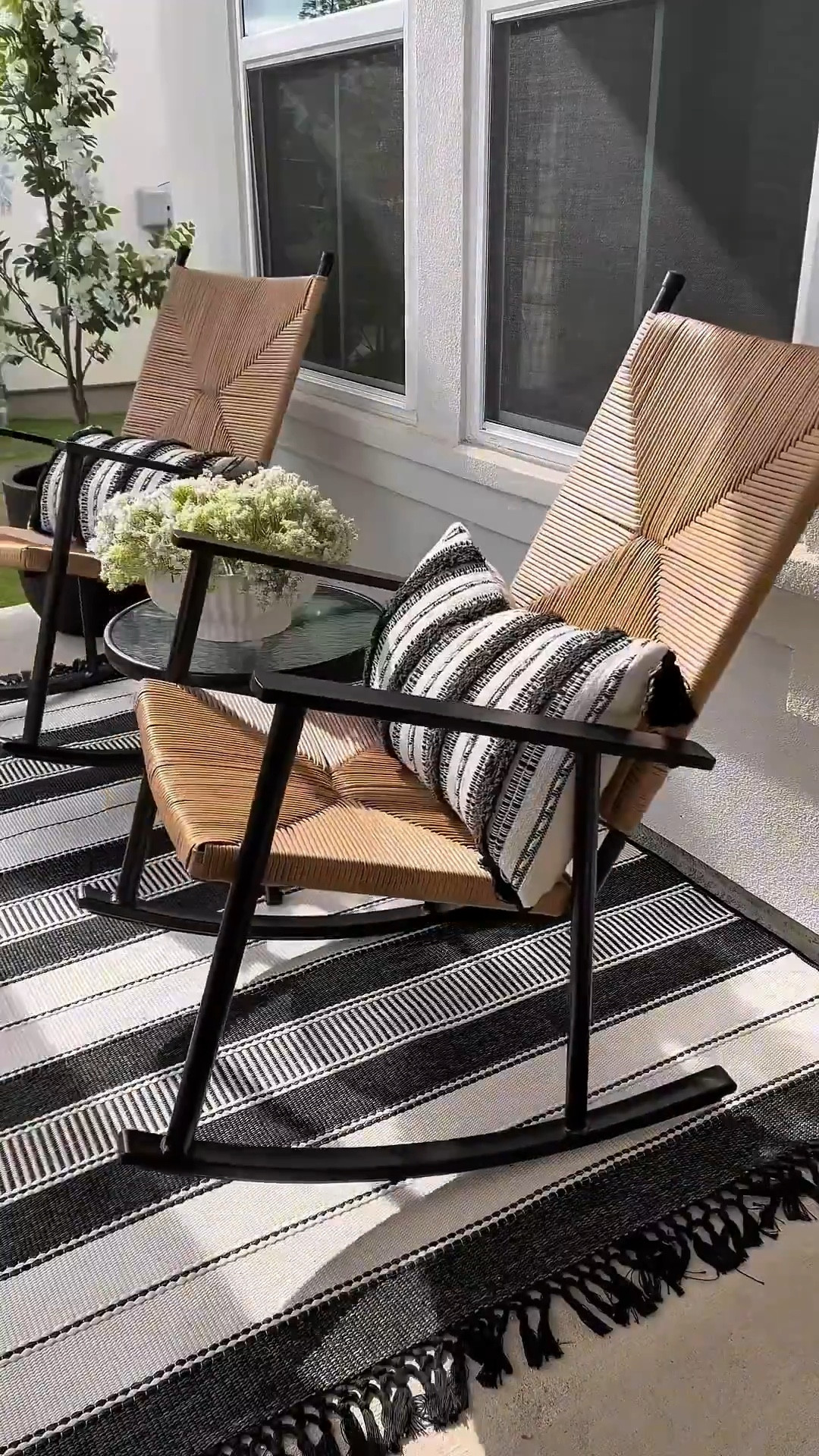 Back in stock and they will sell out again this year😖…. Get them just in time:  My rocking chair, outdoor furniture, and fire pit. 

#LTKHome #LTKStyleTip #LTKSaleAlert