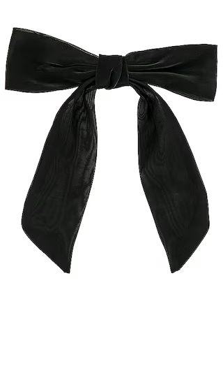 Amelie Bow Hair Clip in Black | Revolve Clothing (Global)