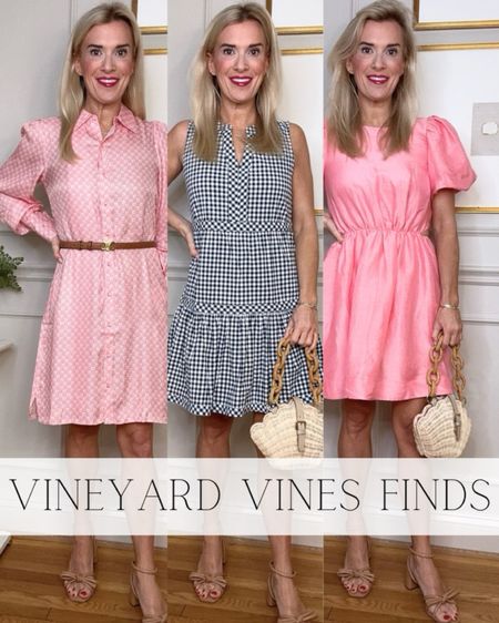 New Spring Styles from @vineyardvines 🎀  These dresses are easy to pair with sandals or sneakers, but you can easily dress them up with a heel. The seersucker dress is on SALE and the perfect throw-on-and-go dress for brunch and errands. You will find me wearing these dresses all Spring and Summer long—they’re perfect for these warm, sunny days☀️ All of these stunning dresses run true to size!


 #EDSFTG, #ad #verytandc #itkstyletip
#Itksalealert #outfitinspo #outfitideas #ootdstyle #Itkfashion #classicstyle #preppystyle #chicstyle #coastalstyle 

#LTKsalealert #LTKSeasonal #LTKstyletip