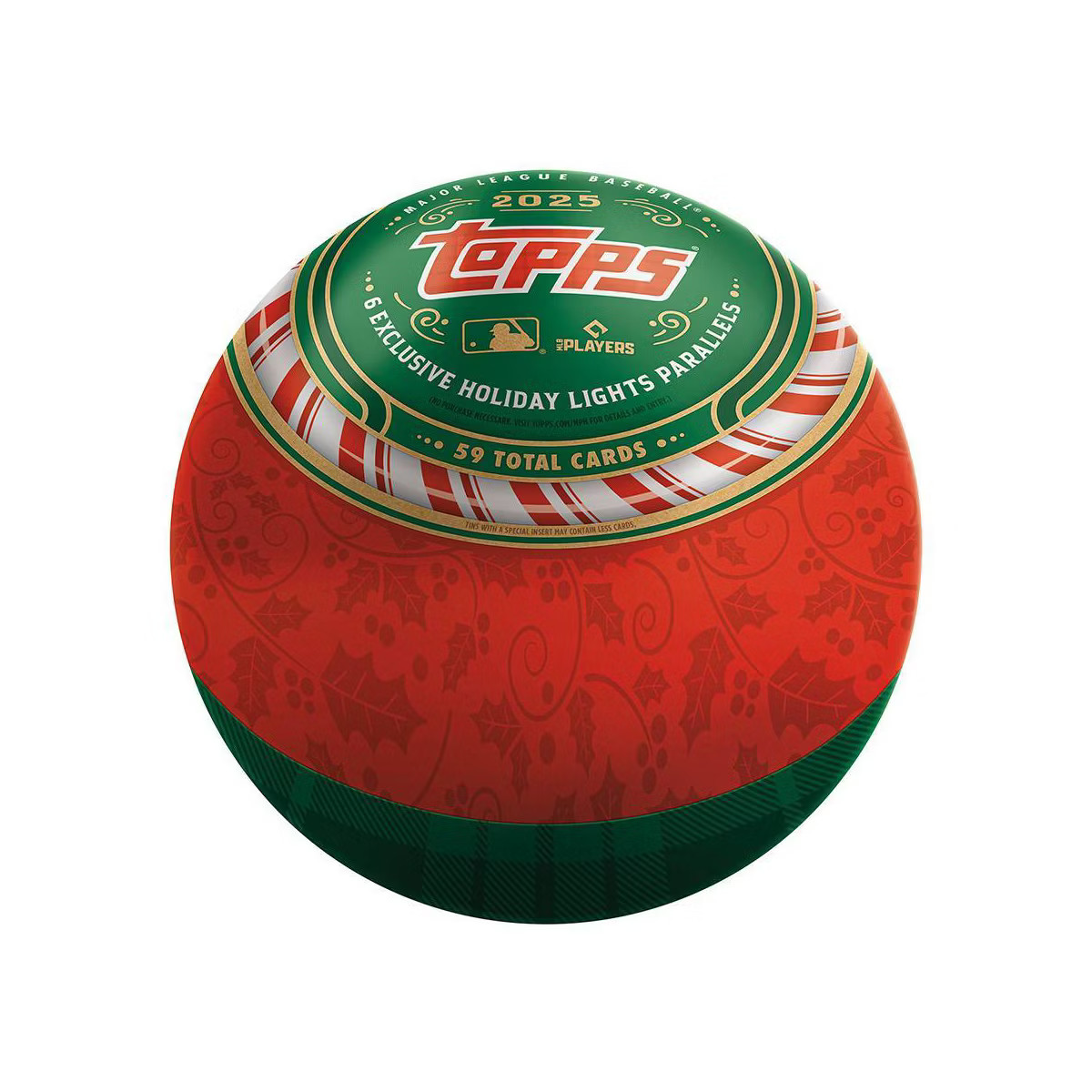 2025 Topps MLB Holiday Baseball Trading Card Tin | Target