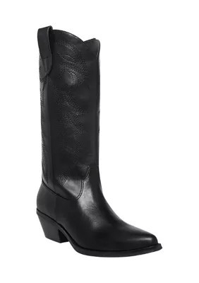 Madden Girl Women's Redford Western Boots, Black, 8M | Belk