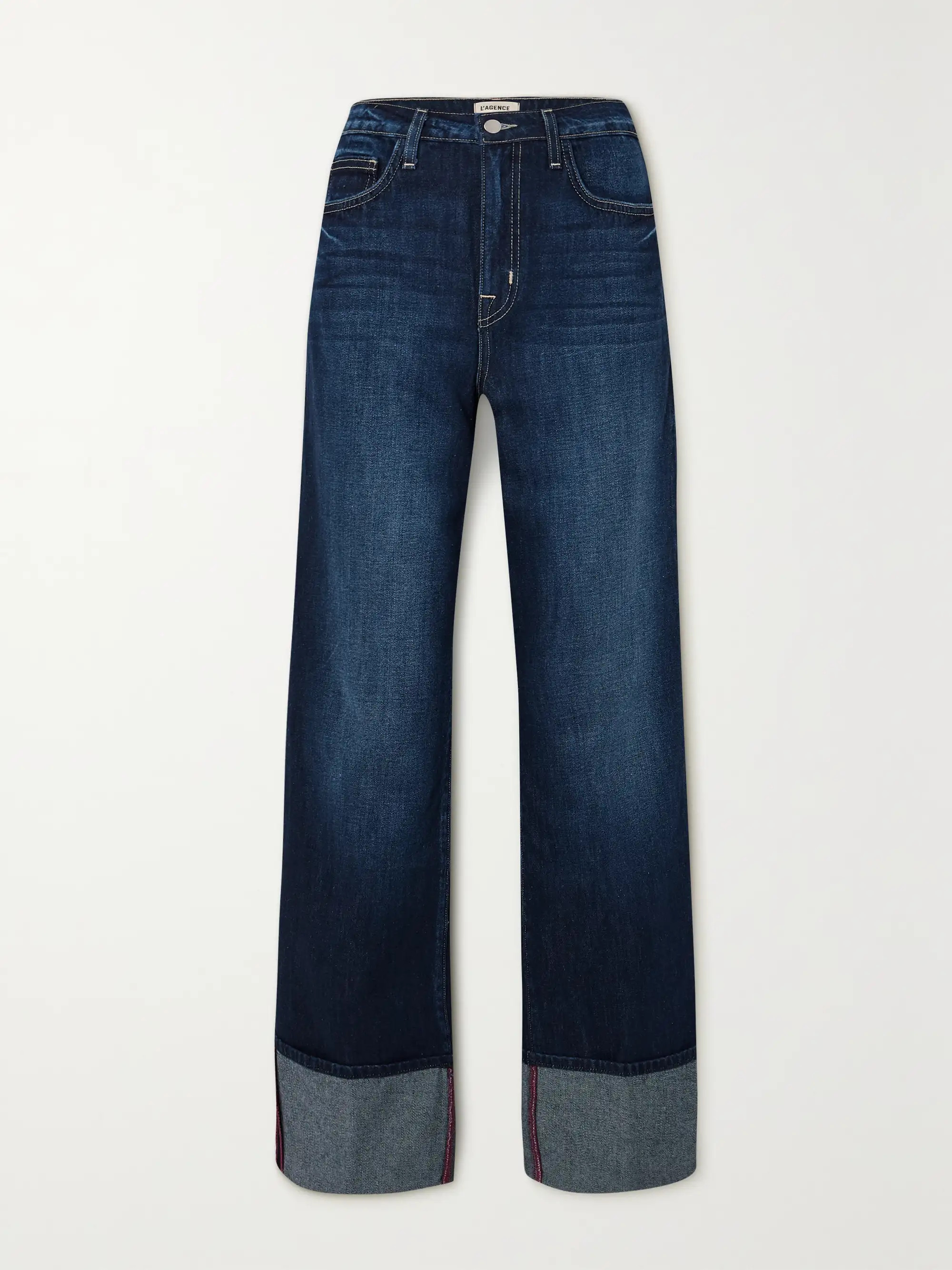 L'AGENCEMiley high-rise straight-leg jeans | NET-A-PORTER APAC