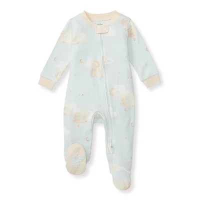 Good Night Sky Organic Cotton Sleep & Play - Ice Flow | Burt's Bees Baby