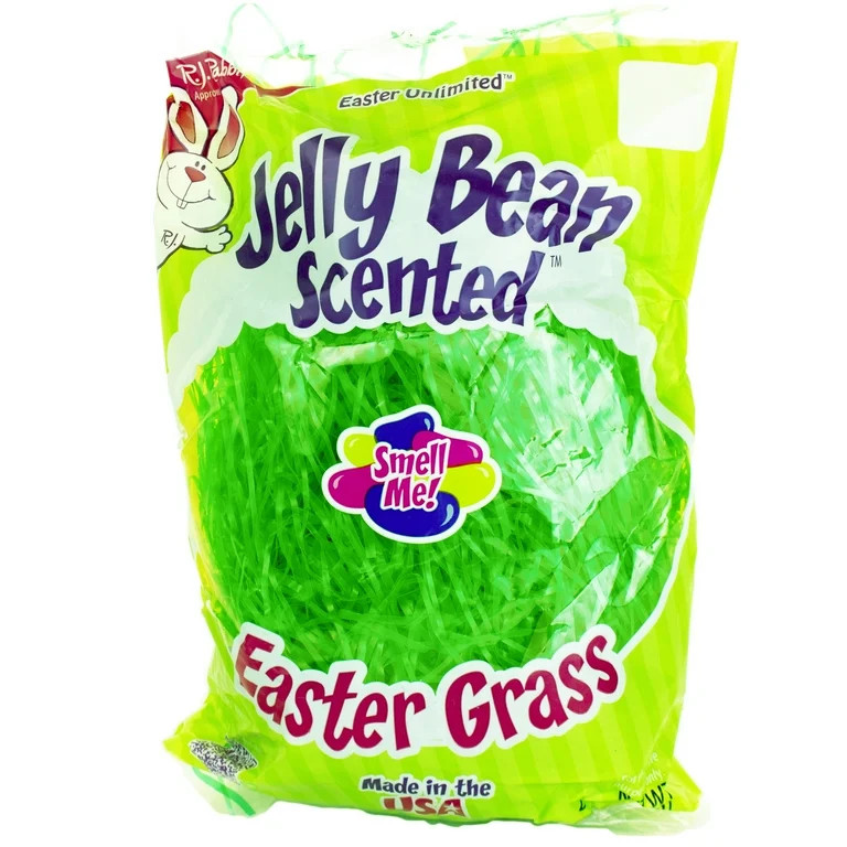 R.J Rabbit 3 oz. Green Jelly Bean Scented Easter Grass by Easter Unlimited | Walmart (US)