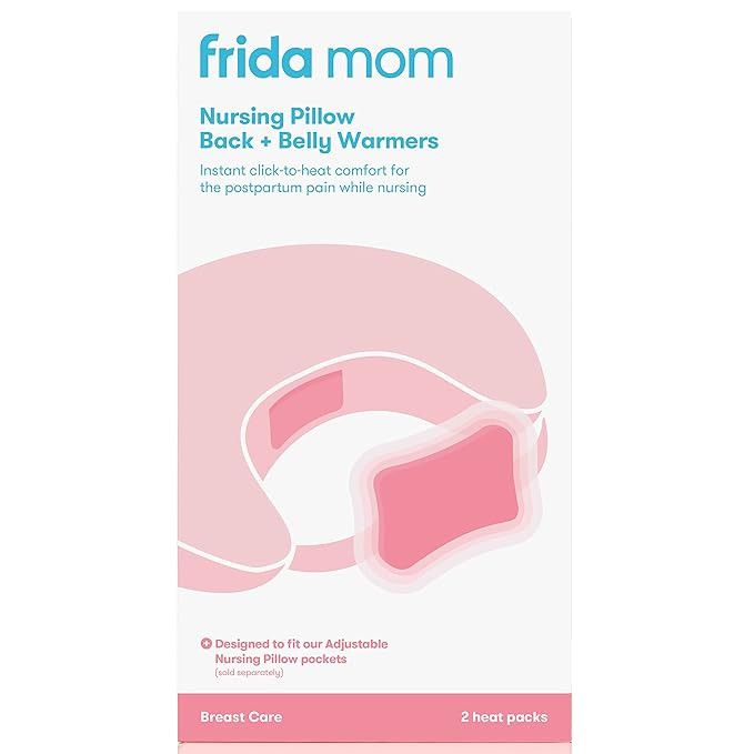 Frida Mom Nursing Pillow Back + Belly Warmers | Reusable Click-to-Heat Relief in an Instant for B... | Amazon (US)