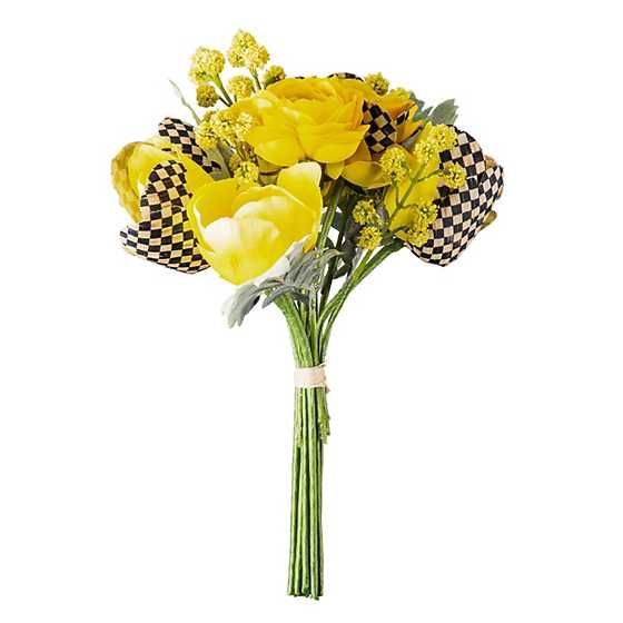 Courtly Check Summer Bouquet - Yellow | MacKenzie-Childs