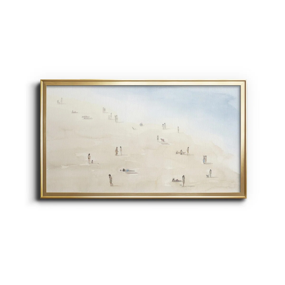 Beach Goers III- Premium Framed Canvas - Ready To Hang | Wayfair North America