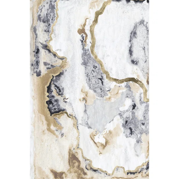 Cinder and Smoke I by Vanna Lam - Wrapped Canvas Painting Print | Wayfair North America