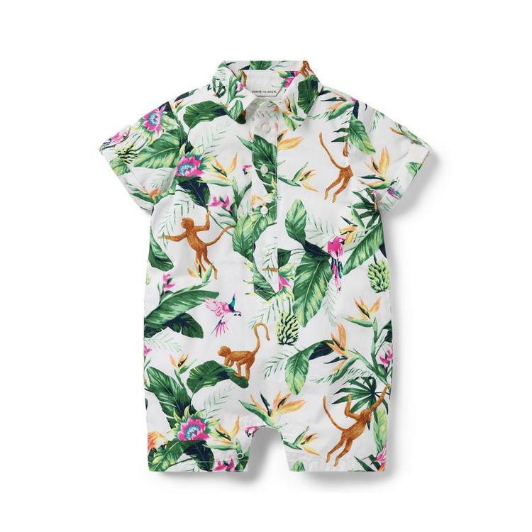 Baby Tropical Jungle Romper | Janie and Jack