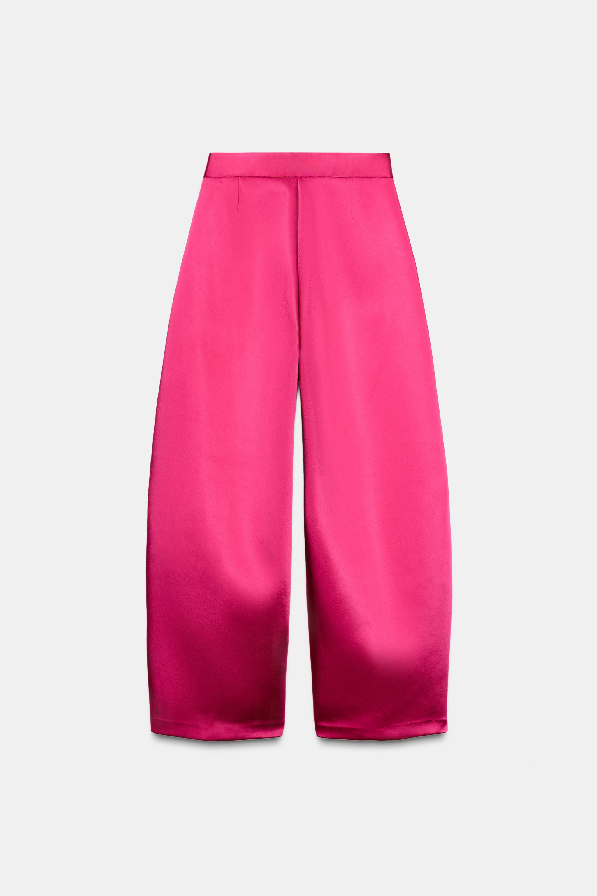 SATIN BALLOON TROUSERS | Zara UK