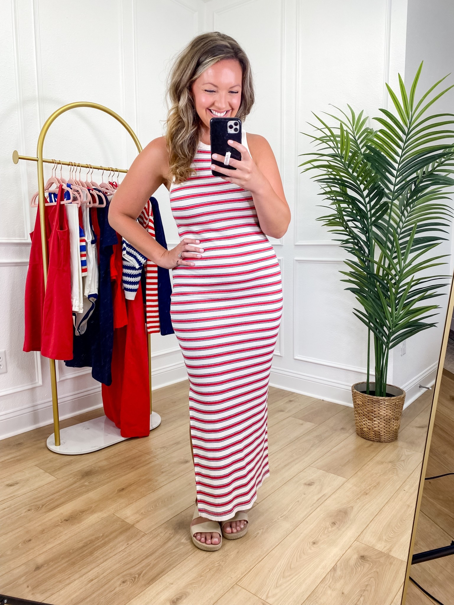 Red, White & Blue Style 💙🤍❤️
This ribbed tank dress from Target with cream, red, and blue stripes is the perfect mix of patriotic and chic! Super flattering, comfy, and under budget—perfect for Memorial Day, July 4th, or any casual summer day!
I’m 5’5”, size 8/10, wearing a Medium.
Linked it all for you on my LTK! 🎯✨

#LTKTargetStyle #LTKUnder50 #TargetFinds #TargetStyle #MidsizeStyle #FourthofJulyOutfit #MemorialDayStyle #RedWhiteAndBlue #TankDressStyle #CasualSummerStyle #LTKSummer #LTKPatrioticStyle #4thofjulyoutfit #summerdress #memorialdayoutfit 

 #LTKSeasonal #LTKMidsize #LTKFindsUnder50