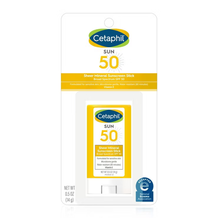 Cetaphil Sheer Mineral Sunscreen Stick - SPF 50 - 0.5oz | Target