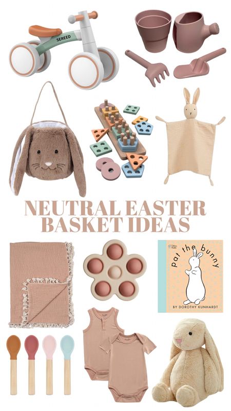 NEUTRAL EASTER BASKET IDEAS by Lettered Farmhouse 

baby towel / baby bath robe / bunny for easter / easter basket / bunny pajamas / easter pajamas for baby / easter basket filler ideas for kids / baby teether / babies first Easter book / swaddle blanket / rainbow toy / montessori toys / baby blanket / pop it toys / baby spoons / toddler utensils / pat the bunny / balance bike / beach toys 

Follow my shop @LetteredFarmhouse on the @shop.LTK app to shop this post and get my exclusive app-only content!

#liketkit 
@shop.ltk
https://liketk.it/44ycb

Follow my shop @LetteredFarmhouse on the @shop.LTK app to shop this post and get my exclusive app-only content!

#liketkit 
@shop.ltk
https://liketk.it/44yew 

Follow my shop @LetteredFarmhouse on the @shop.LTK app to shop this post and get my exclusive app-only content!

#liketkit #LTKfamily #LTKSpringSale #LTKSeasonal #LTKbaby #LTKkids
@shop.ltk
https://liketk.it/4x6mL

#LTKswim #LTKfindsunder100 #LTKfindsunder50