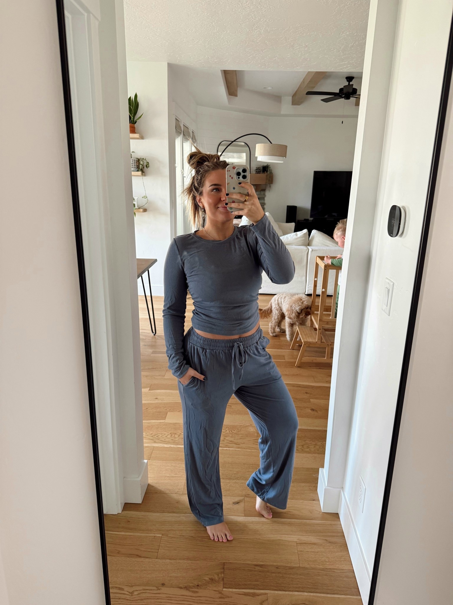 One of my current fav Amazon sets👏🏼 wearing a medium 

#LTKmomlife #LTKgrwm #LTKootd